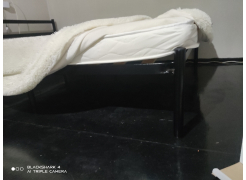 Односпальная кровать Фади 80х200 черная фото покупателя 555