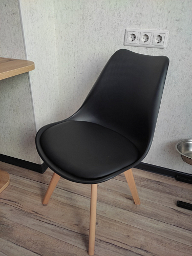 Стул Bonuss blue / wooden legs фото покупателя 2