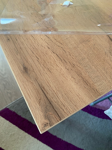 Стол Тринити Лофт 120 32 мм дуб галифакс табако / черный матовый фото покупателя 275