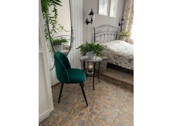 Стул на металлокаркасе Gabi 1 gray / black фото покупателя 296