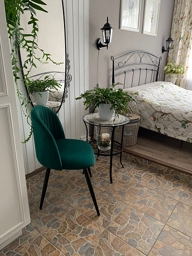 Стул на металлокаркасе Gabi 1 light purple / black фото покупателя 296