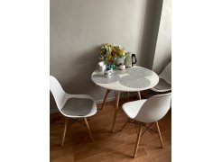 Стол Table 90 white / wood фото покупателя 10