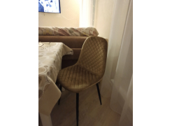 Стул на металлокаркасе Capri dark blue / black фото покупателя 39