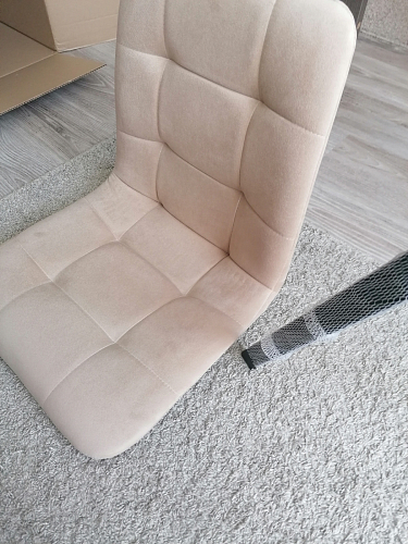 Стул на металлокаркасе Чилли К кирпичный / черный фото покупателя 646