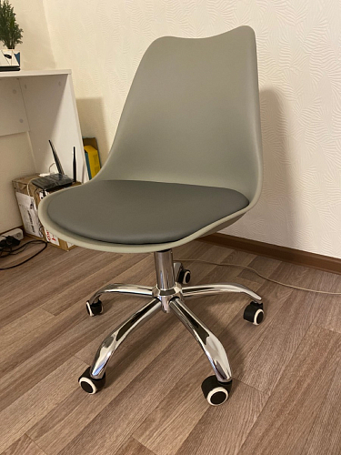 Компьютерное кресло Kolin cappuccino / chrome фото покупателя 90