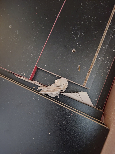 Тумба Ханна черная / красная  - Уцененный экземпляр фото покупателя 55