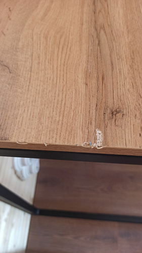 Письменный стол Фред Лофт дуб делано светлый / белый матовый фото покупателя 9