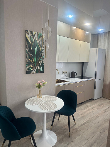 Стул на металлокаркасе Gabi 1 light blue / black / gold фото покупателя 588