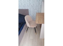 Стул на металлокаркасе Gabi 1 light purple / black фото покупателя 57