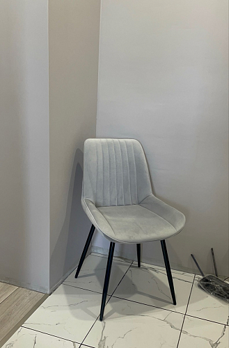 Стул на металлокаркасе Седа К крутящийся светло-серый / белый фото покупателя 120