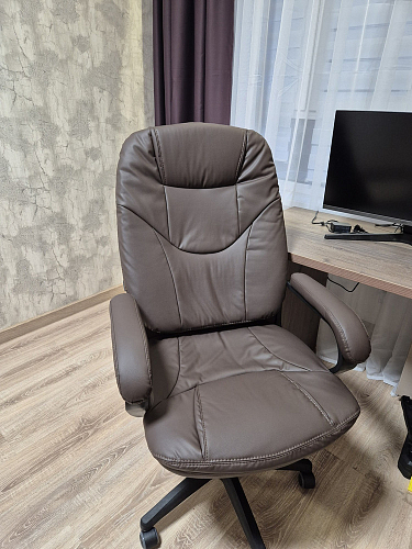 Компьютерное кресло Comfort Lux/Комфорт Люкс серый фото покупателя 103