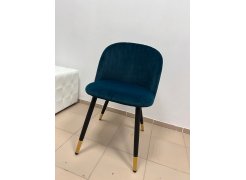 Стул на металлокаркасе Gabi 1 gray / black фото покупателя 818