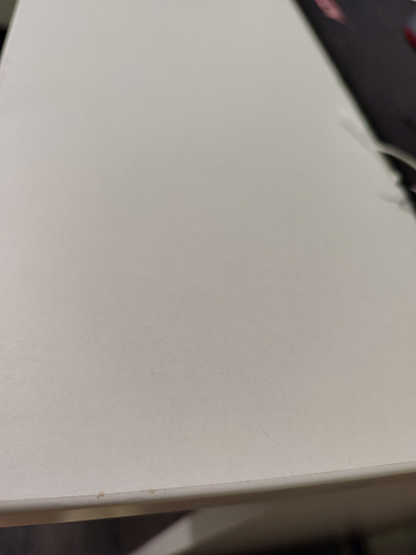 Письменный стол СПм-25 правый белый  - Уцененный экземпляр фото покупателя 77