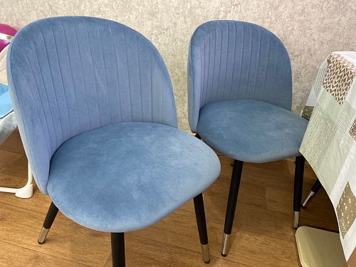 Стул на металлокаркасе Gabi gray / black фото покупателя 158