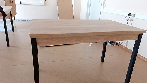 Стол Оригон файерстоун / черный матовый фото покупателя 59