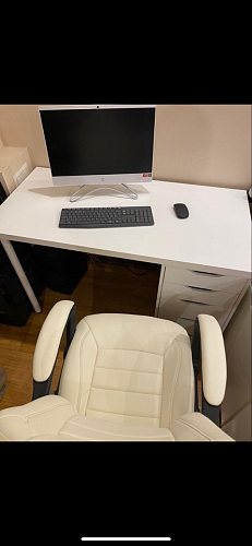 Компьютерное кресло Kadis коричневое / бежевое фото покупателя 80