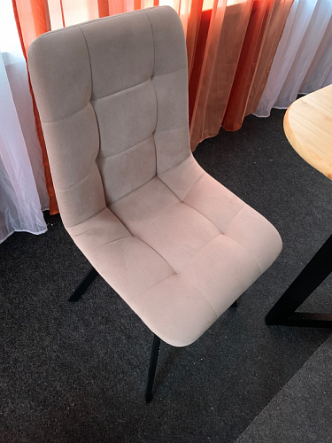 Комплект стульев Чилли 2 шт бежевый / черный фото покупателя 827