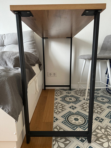 Барная стойка Дилан Лофт 120х50х90 бетон фото покупателя 160