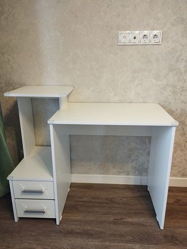 Компьютерный стол Джаз-24 правый дуб сонома фото покупателя 104