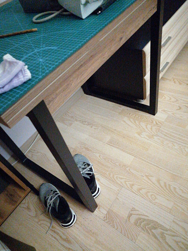 Стол Форли бетон / черный матовый фото покупателя 19