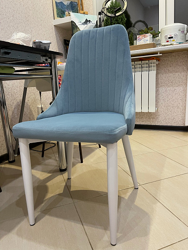 Стул на металлокаркасе Kora beige / black фото покупателя 51