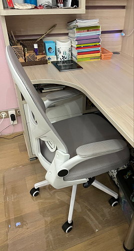 Компьютерное кресло Konfi dark gray / pink / white фото покупателя 186