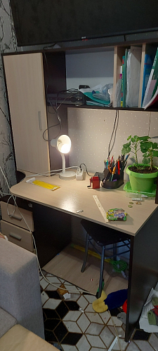 Письменный стол КСТ-16 левый венге / беленый дуб фото покупателя 88