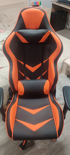 Компьютерное кресло Racer черное / бежевое фото покупателя 41