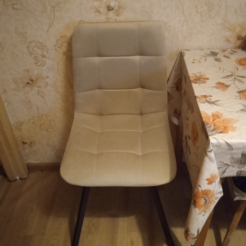 Стул на металлокаркасе Чилли черный / зеленый фото покупателя 1208