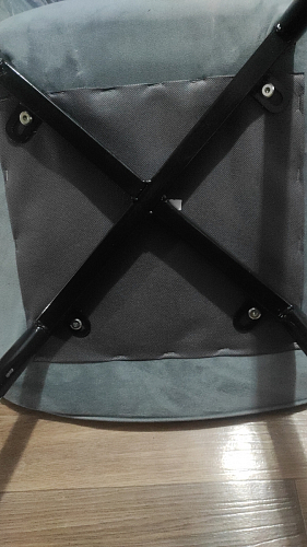 Комплект стульев Вейв 4 шт светло-серый / черный фото покупателя 319