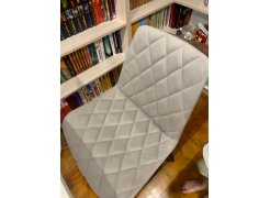 Стул на металлокаркасе Баодин К крутящийся фиолетовый teddy 944 / черный фото покупателя 3