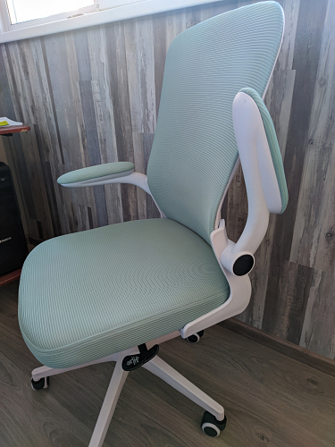 Компьютерное кресло Konfi light gray / blue / white фото покупателя 147