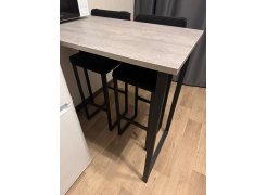 Барная стойка Дилан Лофт 120х60х90 бетон фото покупателя 185