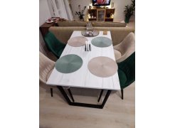 Стол Лота Лофт 140 25 мм черный матовый / бетон фото покупателя 522