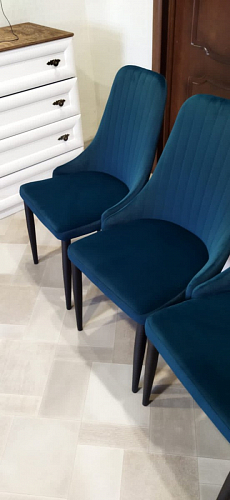 Стул на металлокаркасе Kora black / gray фото покупателя 61