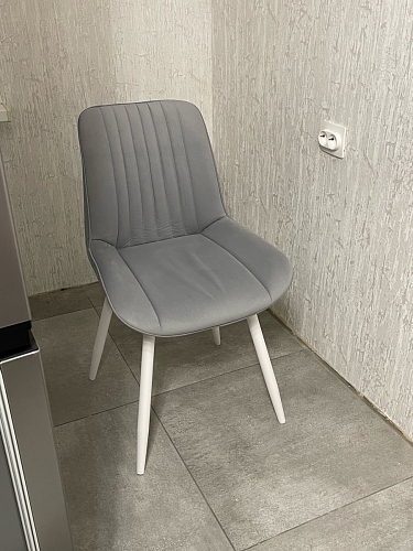 Комплект стульев Вейв 4 шт светло-серый / черный фото покупателя 22