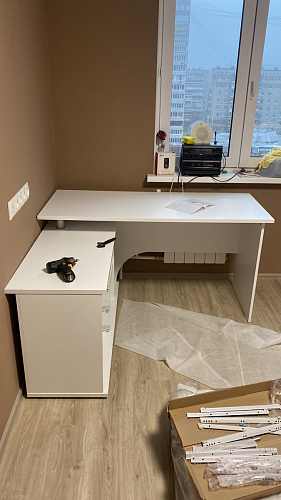 Компьютерный стол КСТ-109Л венге фото покупателя 54