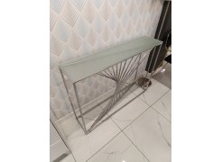 Консольный столик Akur Loft Paris хром / тонированное стекло из шоурума 1