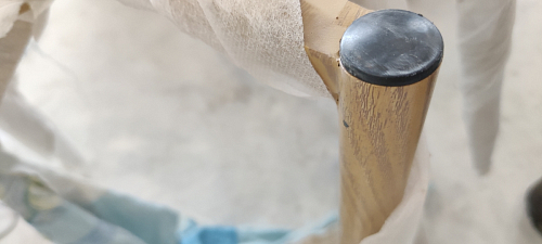 Стул на металлокаркасе Capri blue / white фото покупателя 28