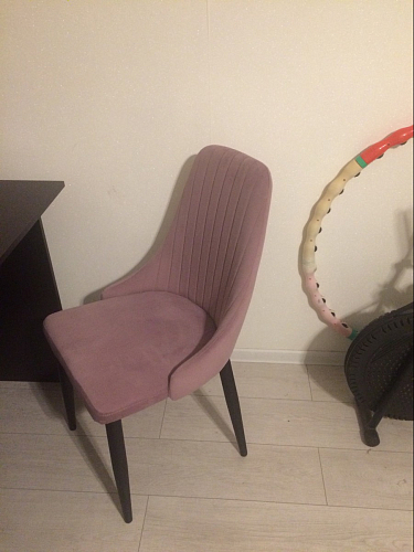 Стул на металлокаркасе Kora gray / black фото покупателя 40