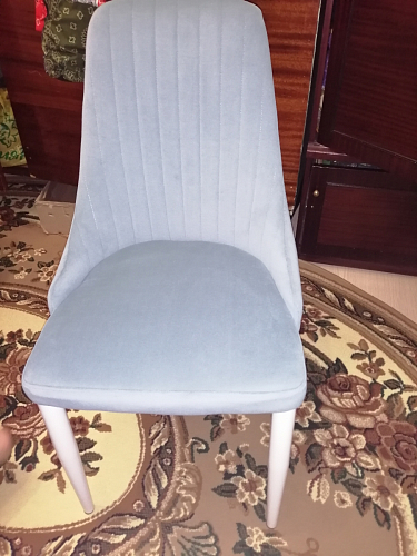 Стул на металлокаркасе Kora white / gray фото покупателя 155