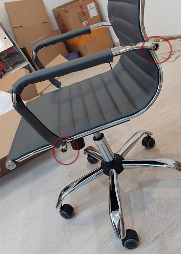 Компьютерное кресло Urban флок черное фото покупателя 16