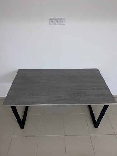 Стол раскладной Лота Лофт 120 25 мм юта / черный матовый фото покупателя 698