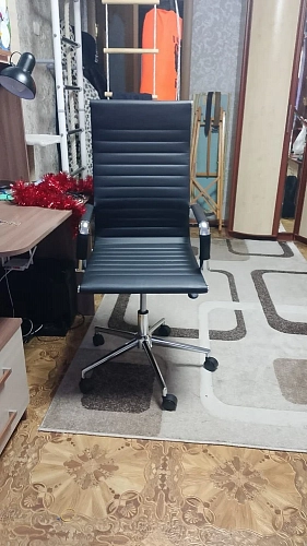 Компьютерное кресло Reus pu white / chrome фото покупателя 27