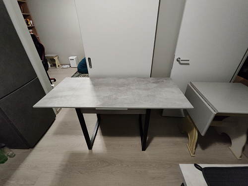 Стол Форли дуб велингтон / черный матовый фото покупателя 30