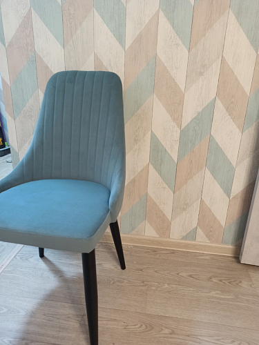 Стул на металлокаркасе Kora black / gray фото покупателя 142