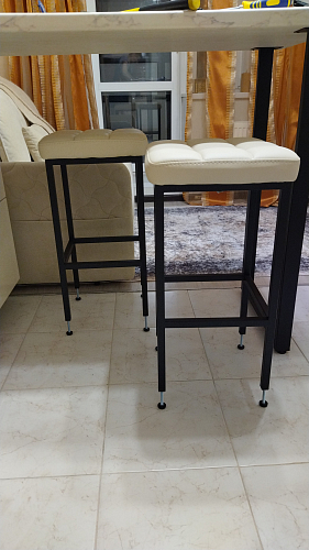 Барный стул Лофт катания минт / белый матовый фото покупателя 245