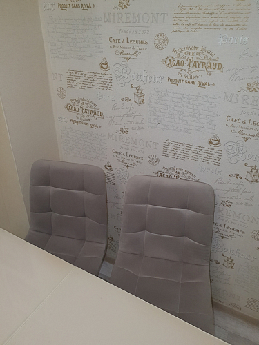 Стул на металлокаркасе Чилли зеленый / черный фото покупателя 1004