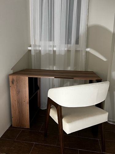 Письменный стол Битти Лофт 116х60х75 креатель / черный матовый фото покупателя 63