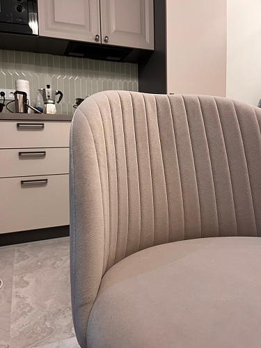 Стул на металлокаркасе Gabi latte / gold / black фото покупателя 489